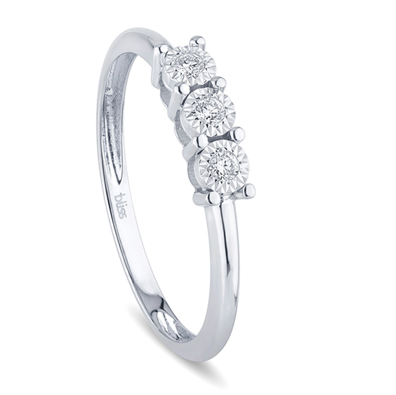Ringe Bliss Dame BL RUGIADA in Weißgold Diamante 0.05 Ct 20115741 - 20115741